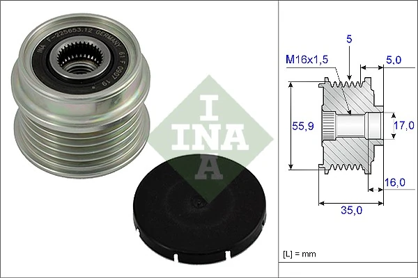 Alternator Freewheel Clutch